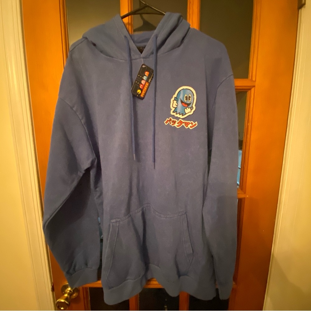 Blue Men’s Hooded PacMan Sweater